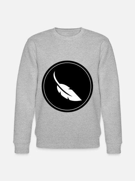 Pen Symbol Circle - Stanley/Stella CHANGER Unisex Organic Sweatshirt - heather grey