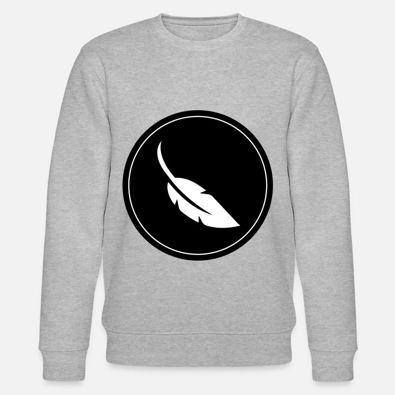 Cercle de symboles de stylo - Sweat bio CHANGER Stanley/Stella Unisexe - gris chiné