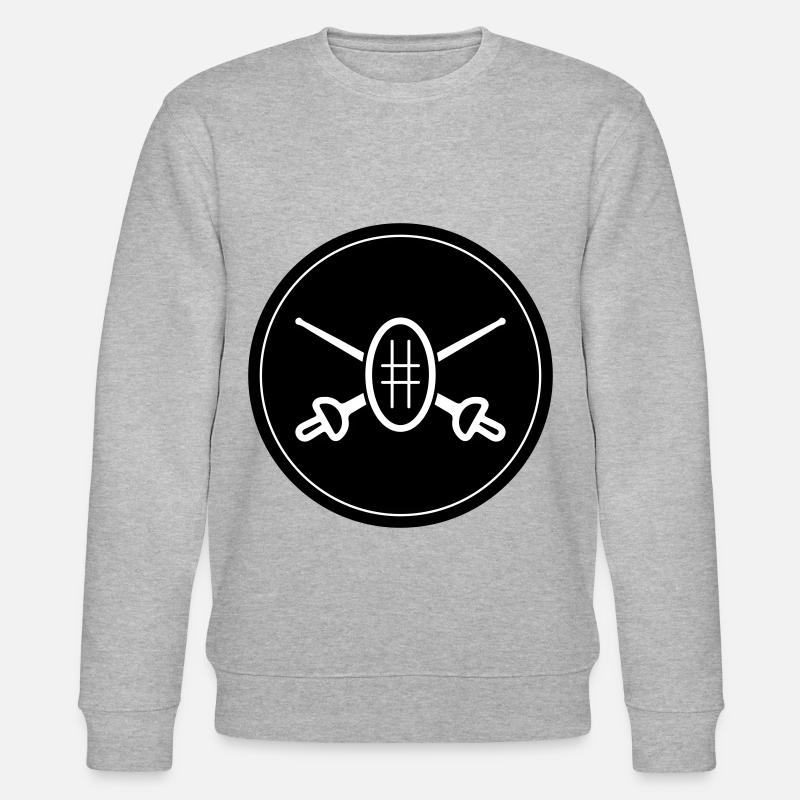 Cercle d’épée d’escrime - Sweat bio CHANGER Stanley/Stella Unisexe - gris chiné