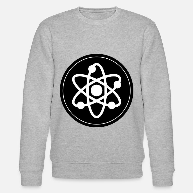 Cercle de symboles atomiques - Sweat bio CHANGER Stanley/Stella Unisexe - gris chiné