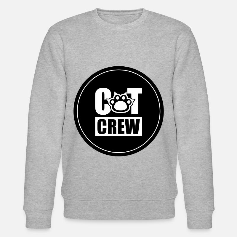 Cercle d’équipage de chat - Sweat bio CHANGER Stanley/Stella Unisexe - gris chiné