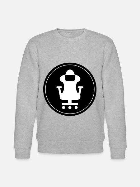 Gamer stuhl gaming circle - Stanley/Stella CHANGER Unisex Organic Sweatshirt - heather grey