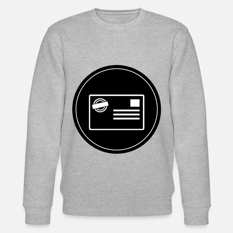 Briefmarke icon Kreis - Stanley/Stella Unisex Bio-Sweatshirt CHANGER  - Grau meliert