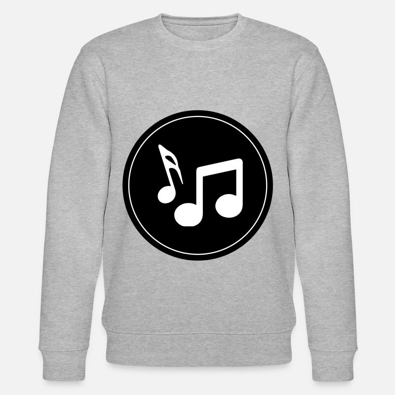Notes de musique - Sweat bio CHANGER Stanley/Stella Unisexe - gris chiné