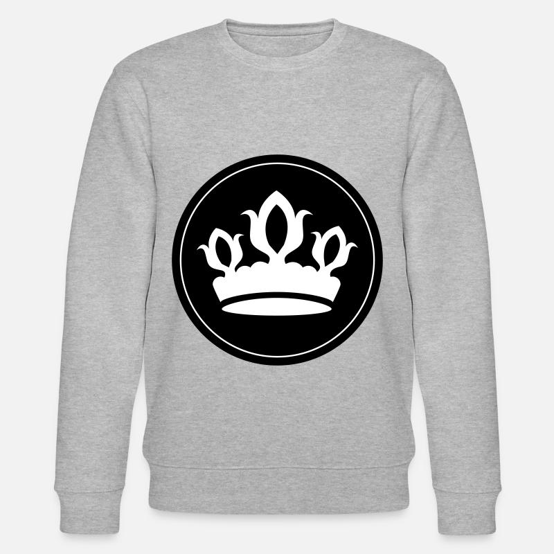 Krone Silhouette - Sweat bio CHANGER Stanley/Stella Unisexe - gris chiné
