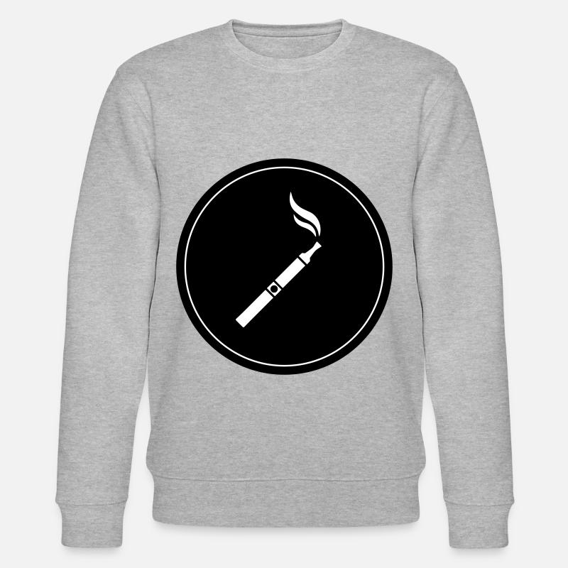 Silhouette de cigarette électronique - Sweat bio CHANGER Stanley/Stella Unisexe - gris chiné