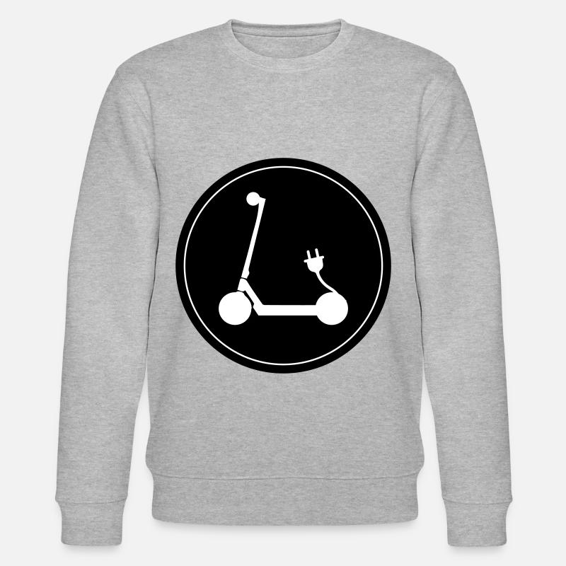 E-roller Icon - Stanley/Stella Unisex Bio-Sweatshirt CHANGER  - Grau meliert