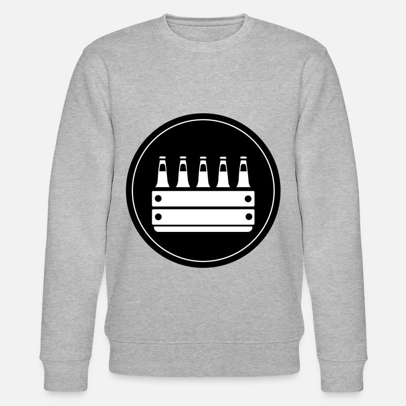 Bierkiste Kiste Bier - Stanley/Stella Unisex Bio-Sweatshirt CHANGER  - Grau meliert