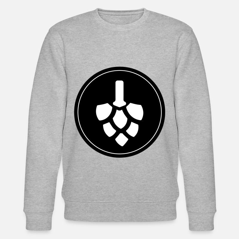 Beer Hops - Stanley/Stella CHANGER Unisex Organic Sweatshirt - heather grey