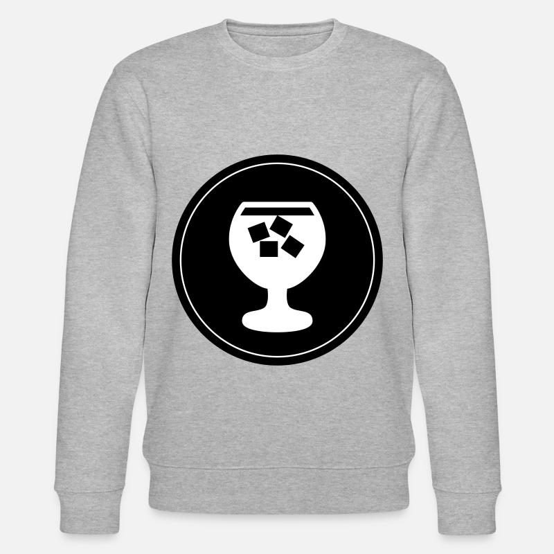 Whisky Icon - Stanley/Stella Unisex Bio-Sweatshirt CHANGER  - Grau meliert