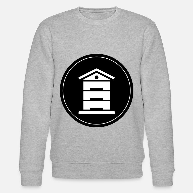 Honig Imker - Stanley/Stella Unisex Bio-Sweatshirt CHANGER  - Grau meliert