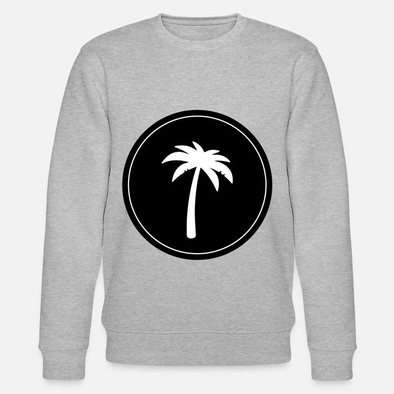 palme symbol - Stanley/Stella Unisex Bio-Sweatshirt CHANGER - Grau meliert