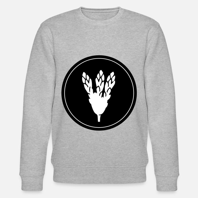 Spargel Gemüse - Stanley/Stella Unisex Bio-Sweatshirt CHANGER  - Grau meliert