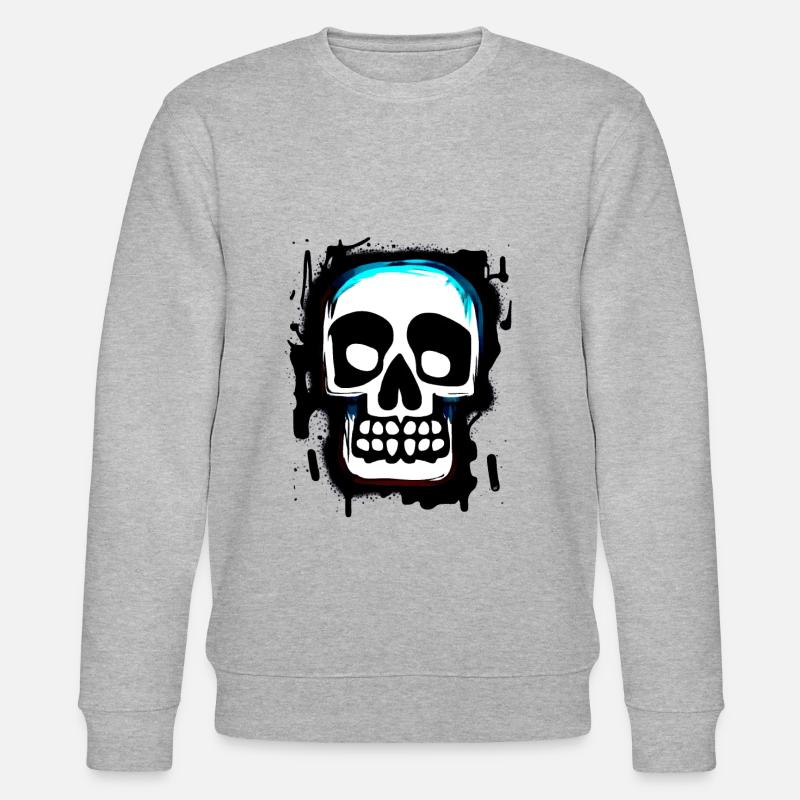 Schädel-MBP - Stanley/Stella Unisex Bio-Sweatshirt CHANGER  - Grau meliert