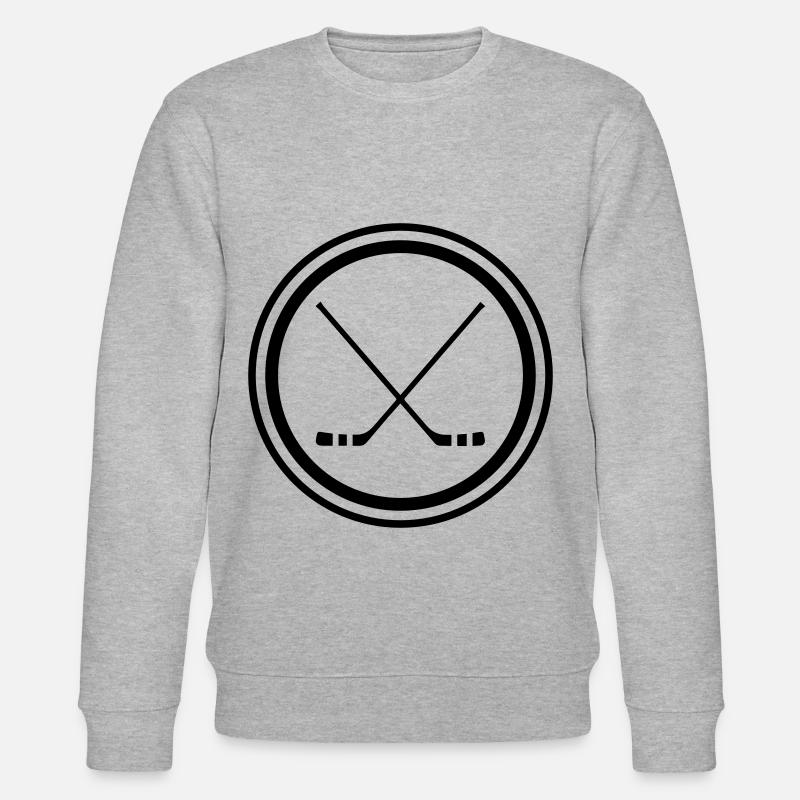 Eishockey hockeyschläger - Stanley/Stella Unisex Bio-Sweatshirt CHANGER  - Grau meliert