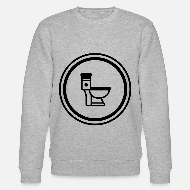 Wc toilette - Sweat bio CHANGER Stanley/Stella Unisexe - gris chiné