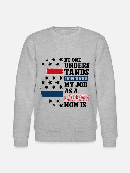 Polizei Polizist Polizeibeamte - Stanley/Stella Unisex Bio-Sweatshirt CHANGER - Grau meliert