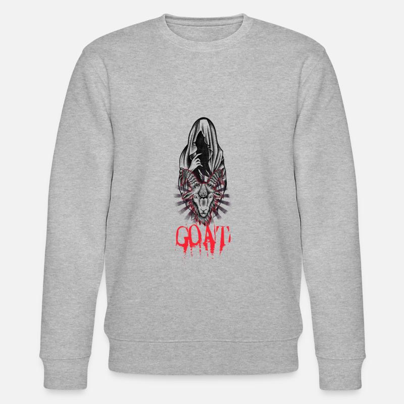 Faucheuse G O A T - Sweat bio CHANGER Stanley/Stella Unisexe - gris chiné