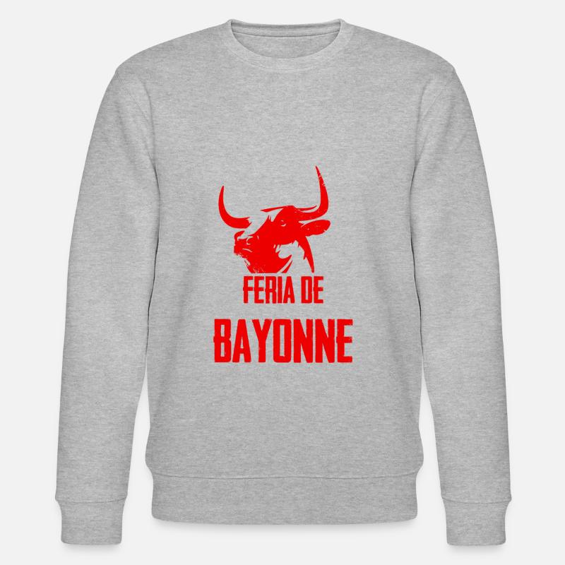 Feria de Bayonne - Stanley/Stella Unisex Bio-Sweatshirt CHANGER  - Grau meliert