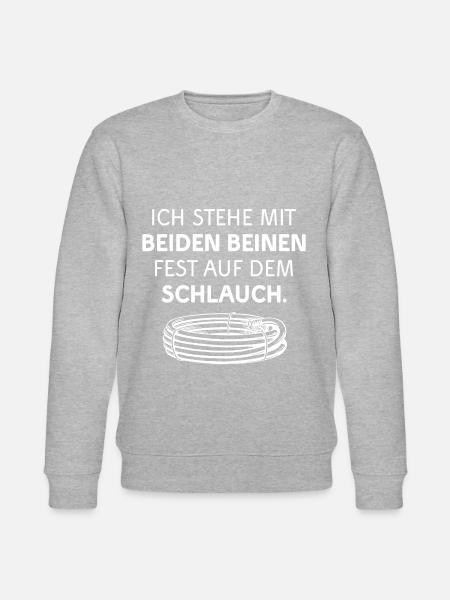 SCHLAUCH STEHEN LEBEN VERPEILT UNWISSEN GARTEN - Stanley/Stella Unisex Bio-Sweatshirt CHANGER  - Grau meliert