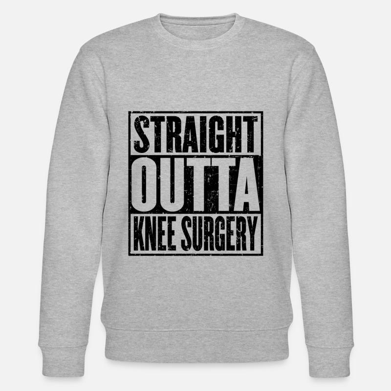 Gerade Knieoperation - Stanley/Stella Unisex Bio-Sweatshirt CHANGER  - Grau meliert
