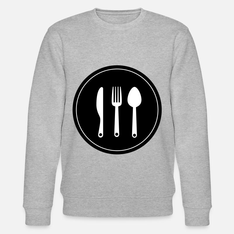 Couverts à la fourchette - Sweat bio CHANGER Stanley/Stella Unisexe - gris chiné