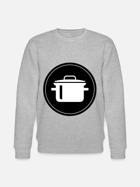 kochtopf kochen - Stanley/Stella Unisex Bio-Sweatshirt CHANGER  - Grau meliert