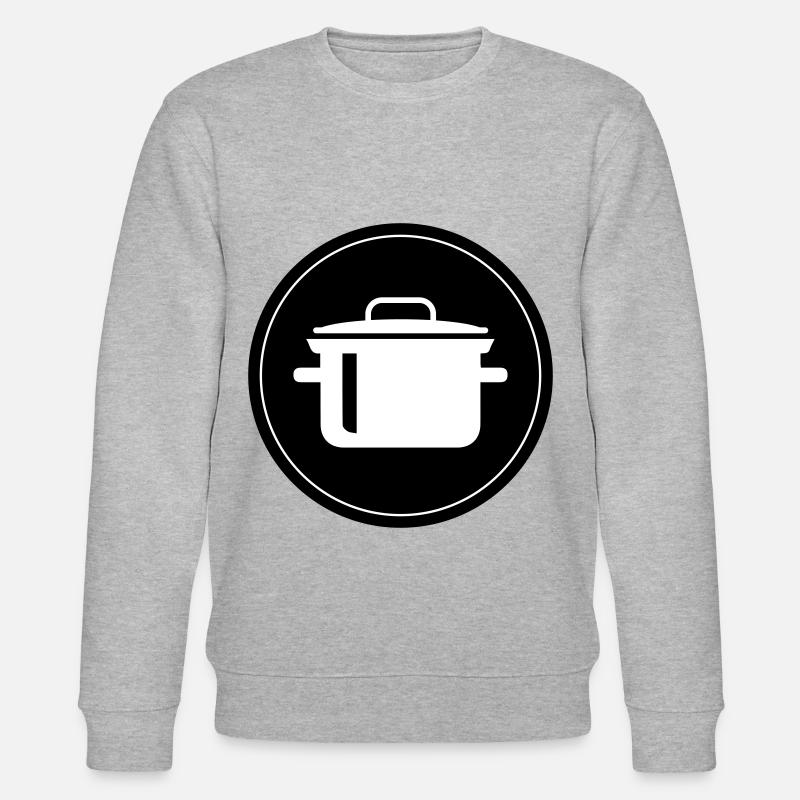 Cuisson d’une casserole - Sweat bio CHANGER Stanley/Stella Unisexe - gris chiné