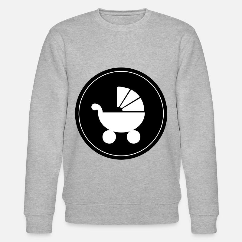 Poussette bébé - Sweat bio CHANGER Stanley/Stella Unisexe - gris chiné