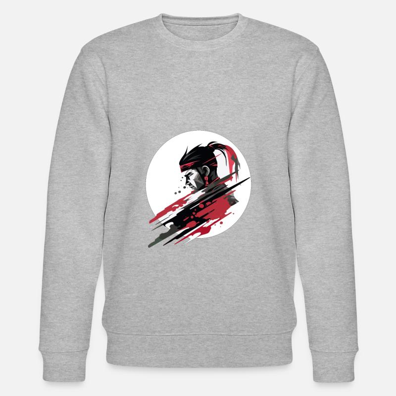 Krieger-Essenz - Stanley/Stella Unisex Bio-Sweatshirt CHANGER  - Grau meliert