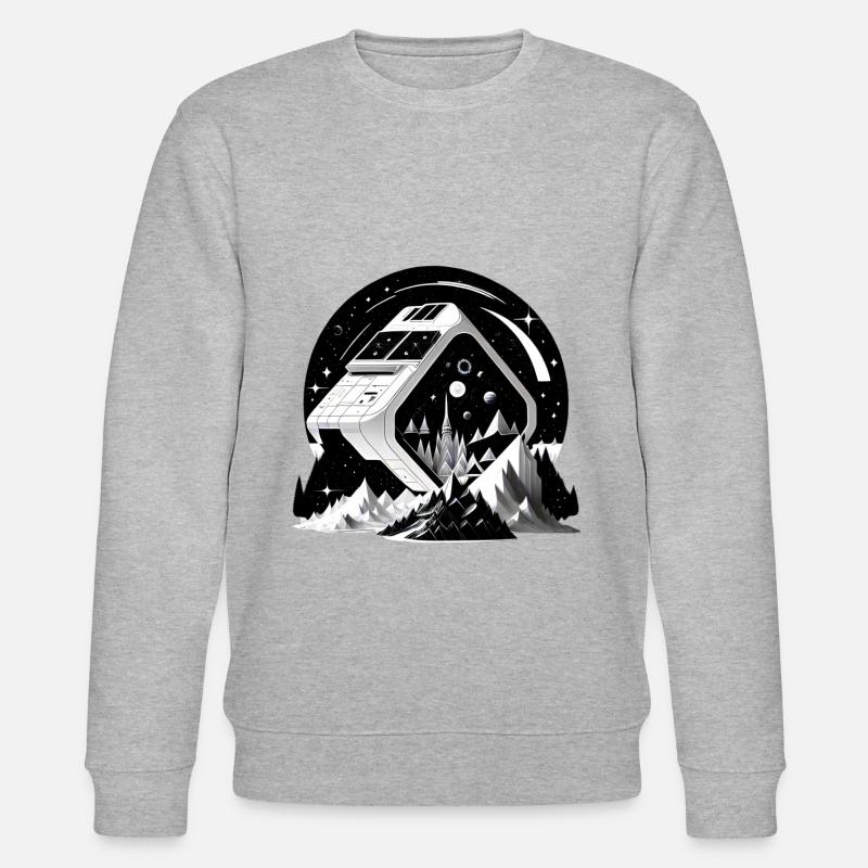 Cité de l’espace 03 - Sweat bio CHANGER Stanley/Stella Unisexe - gris chiné