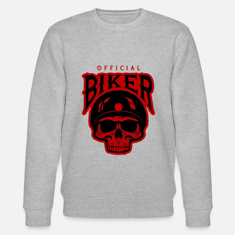 L’équipe de vacances Skull - Sweat bio CHANGER Stanley/Stella Unisexe - gris chiné