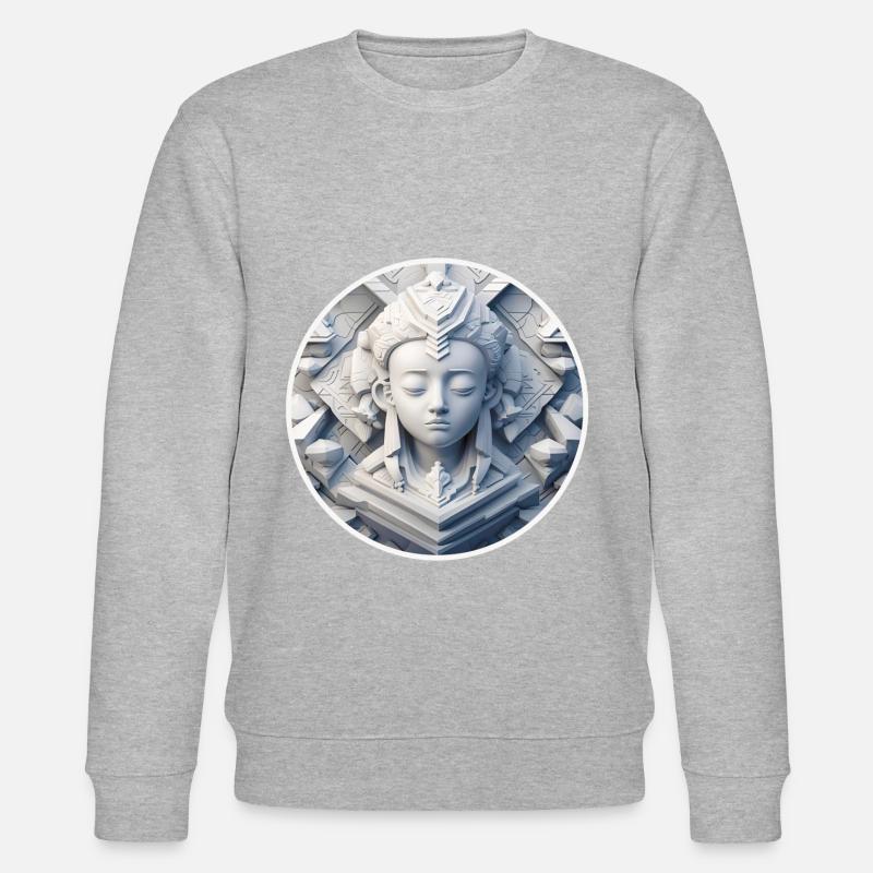 Mind 01 - Stanley/Stella Unisex Bio-Sweatshirt CHANGER  - Grau meliert