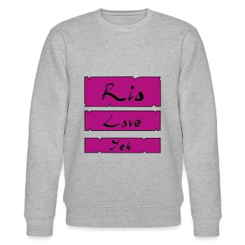 Rio Liebe Yeh - Stanley/Stella Unisex Bio-Sweatshirt CHANGER  - Grau meliert - Vorne - Nik (191cm) & Marisol (170cm)