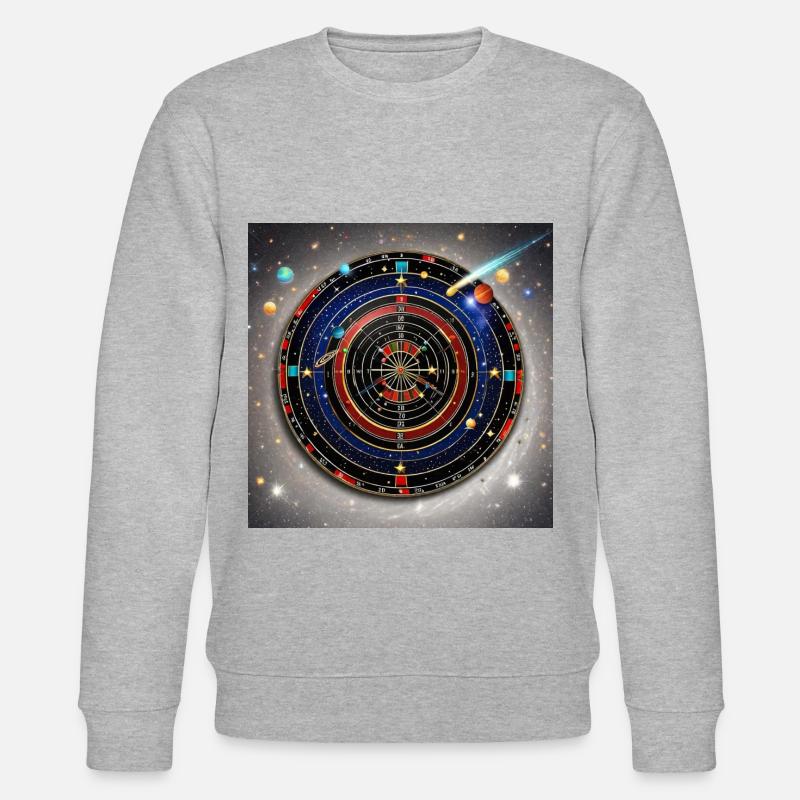 Sternenstaub-Pfeile - Stanley/Stella Unisex Bio-Sweatshirt CHANGER  - Grau meliert