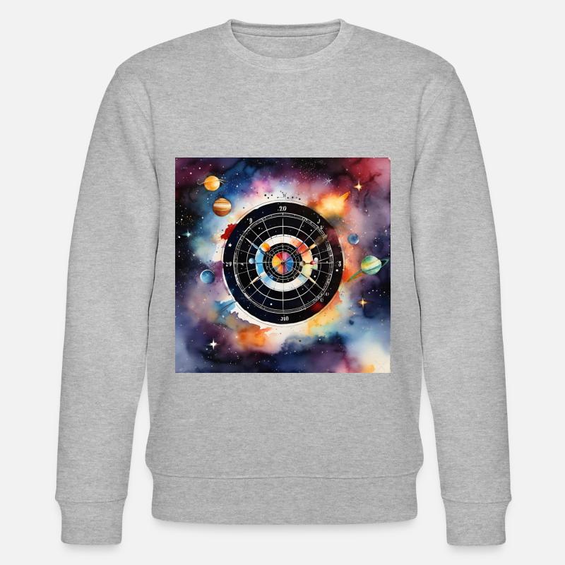 Carnaval de fléchettes cosmiques - Sweat bio CHANGER Stanley/Stella Unisexe - gris chiné