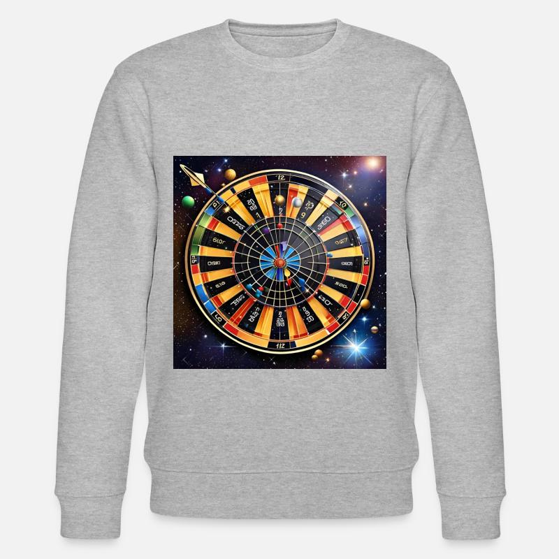 Galaxy Darts - Stanley/Stella CHANGER Unisex Organic Sweatshirt - heather grey