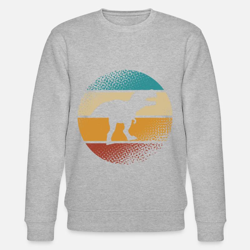 T Rex - Sweat bio CHANGER Stanley/Stella Unisexe - gris chiné