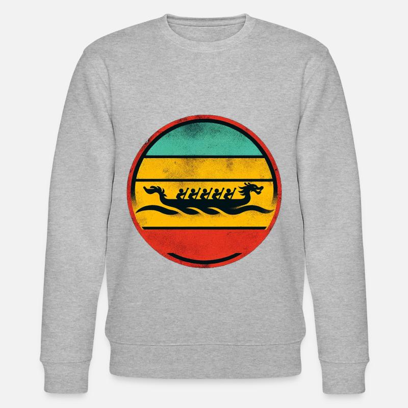 Dragon Boat - Stanley/Stella Unisex Bio-Sweatshirt CHANGER  - Grau meliert