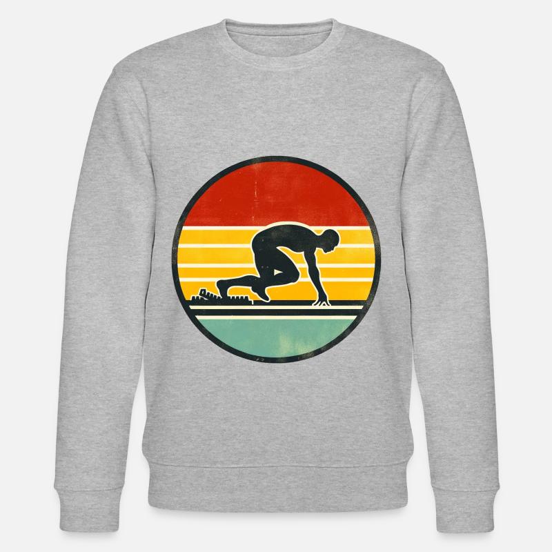 Sprinter - Athlétisme 2 - Sweat bio CHANGER Stanley/Stella Unisexe - gris chiné