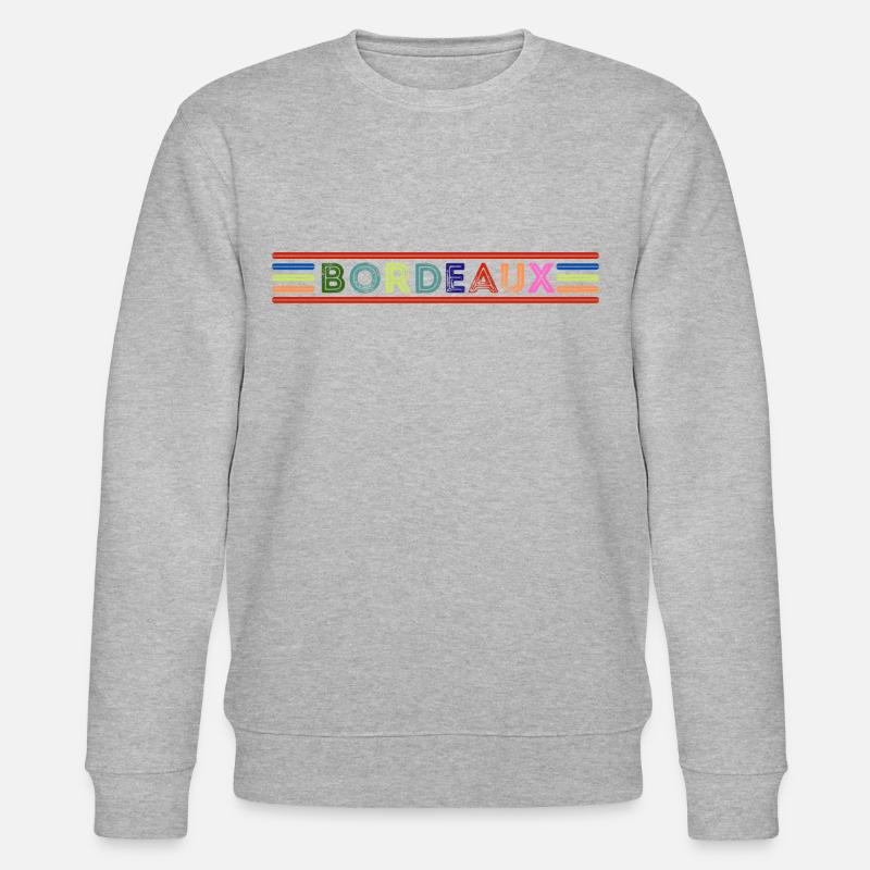 Bordeaux - Stanley/Stella Unisex Bio-Sweatshirt CHANGER  - Grau meliert