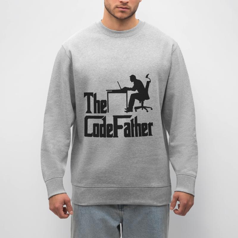 The Codefather Programmer Coder Developer Software Stanley/Stella Unisex Bio-Sweatshirt CHANGER 