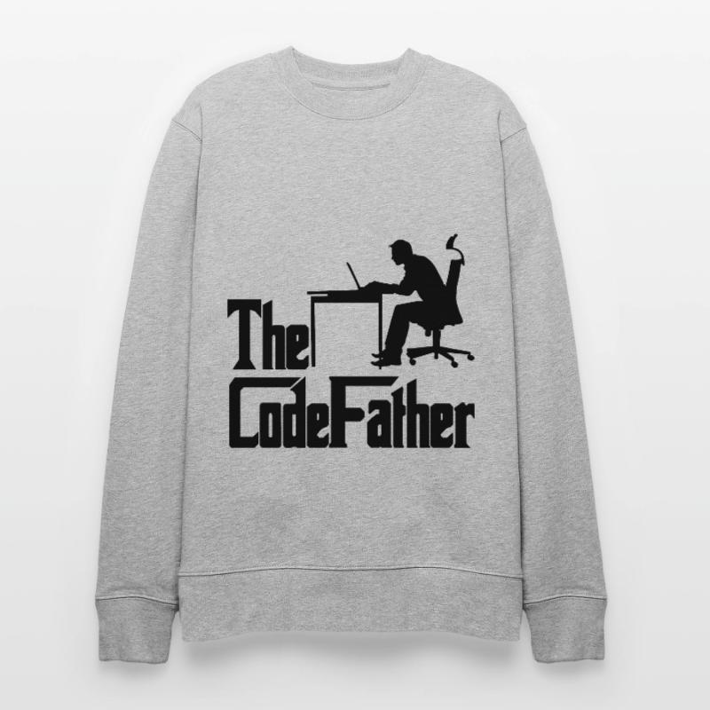The Codefather Programmer Coder Developer Software Stanley/Stella Unisex Bio-Sweatshirt CHANGER 
