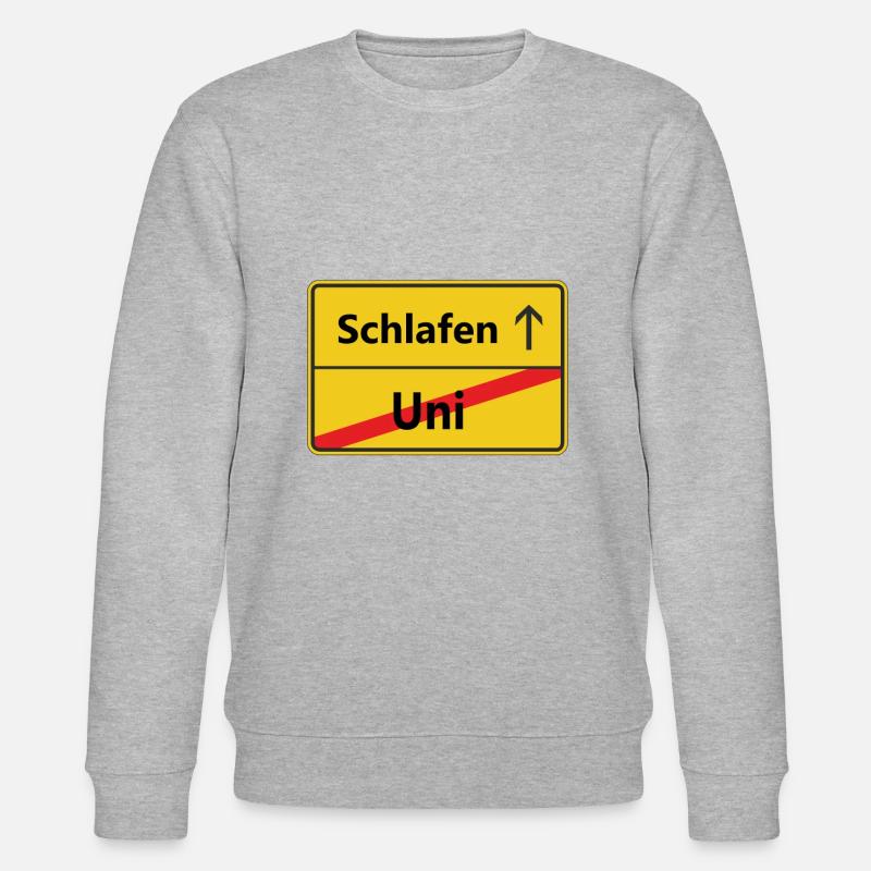 Uni? Schlafen - Stanley/Stella Unisex Bio-Sweatshirt CHANGER  - Grau meliert