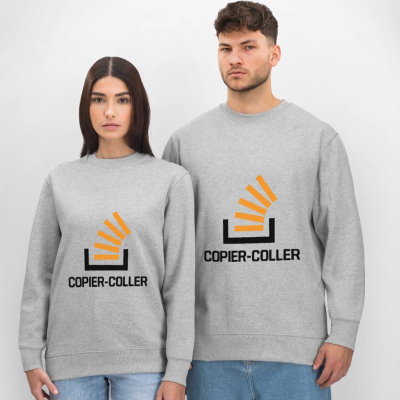 Copier Coller Programmer Software Developer Nerd G Stanley/Stella Unisex Bio-Sweatshirt CHANGER 