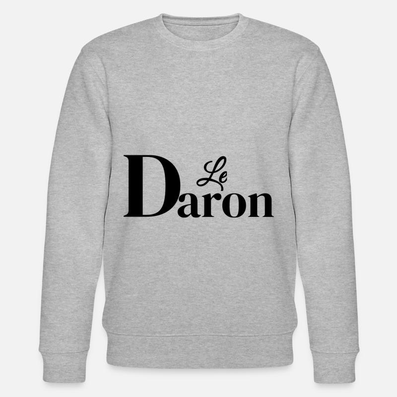 Le Daron, Le Père ! - Sweat bio CHANGER Stanley/Stella Unisexe - gris chiné