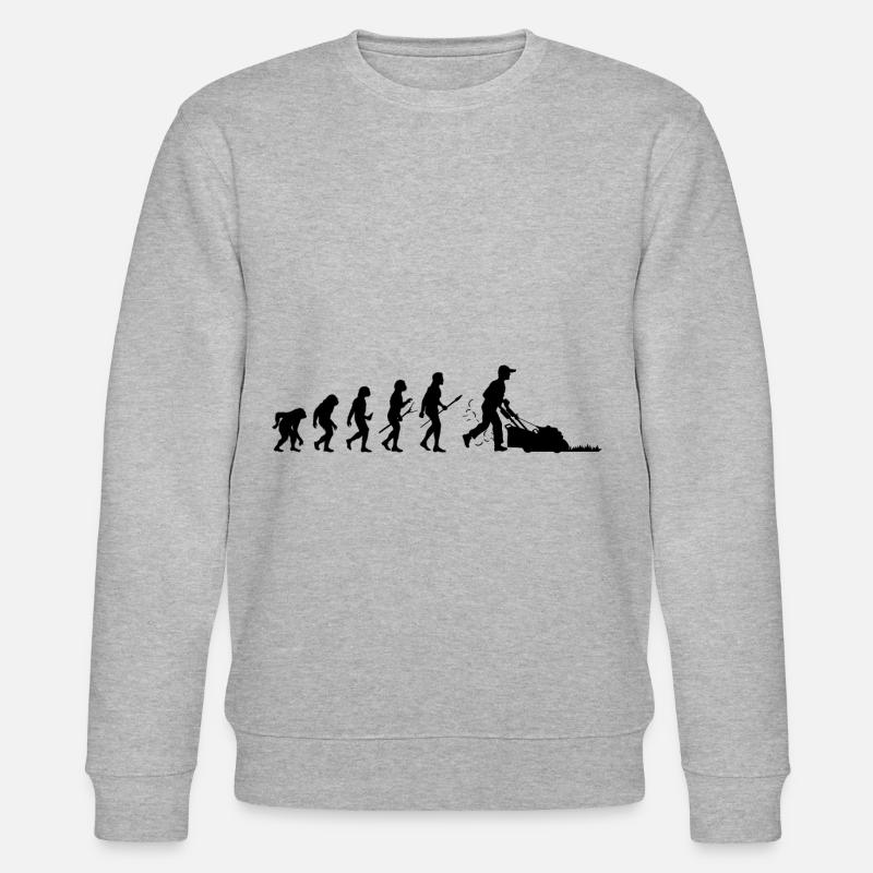 Jardinage Evolution Tondeuse à gazon - Sweat bio CHANGER Stanley/Stella Unisexe - gris chiné