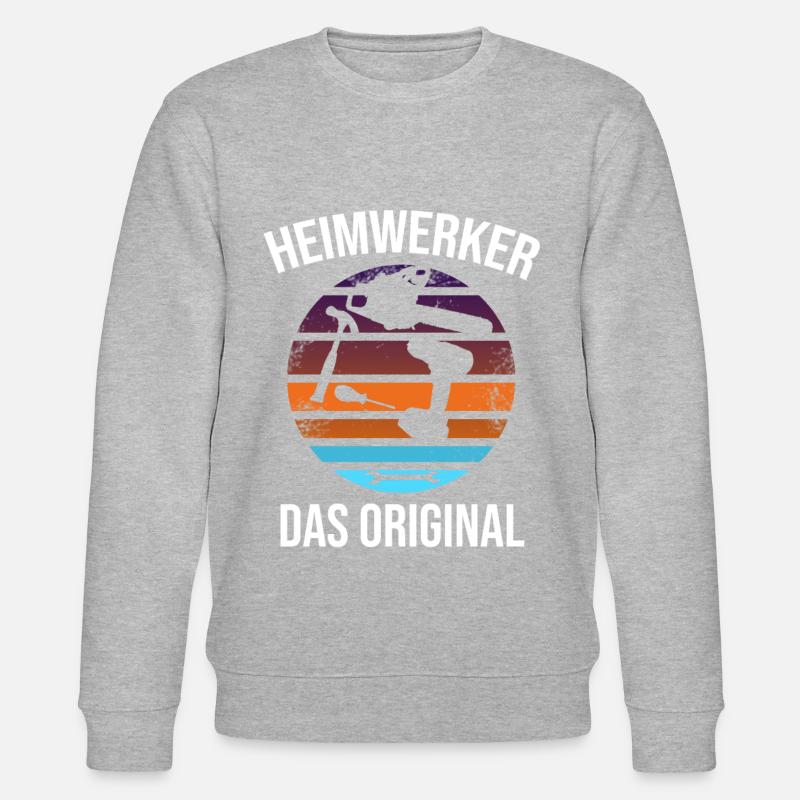 heimwerker das original - Stanley/Stella Unisex Bio-Sweatshirt CHANGER - Grau meliert