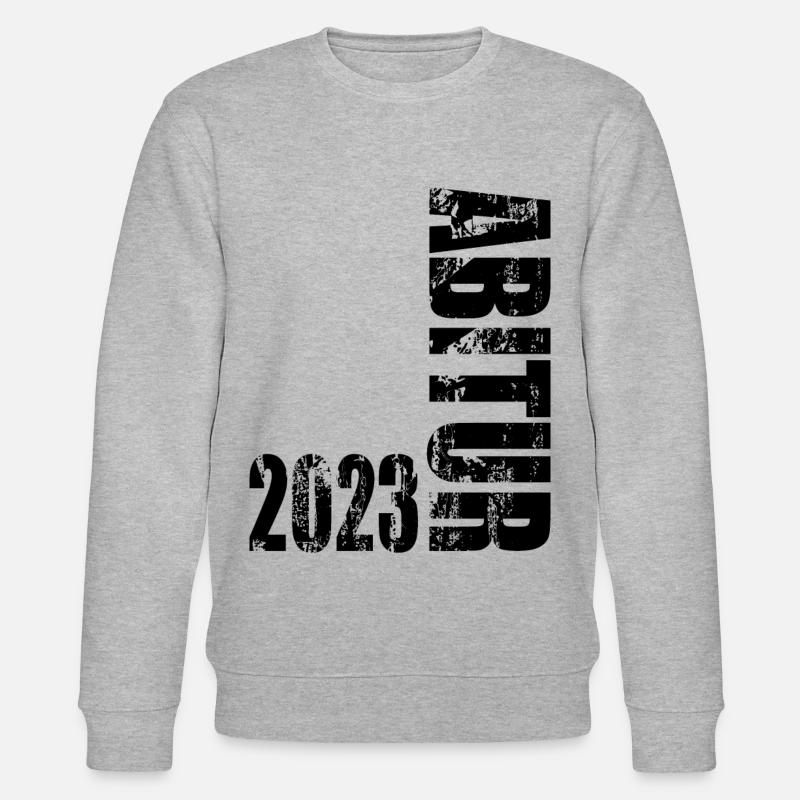 Abitur 2023 - Stanley/Stella Unisex Bio-Sweatshirt CHANGER  - Grau meliert