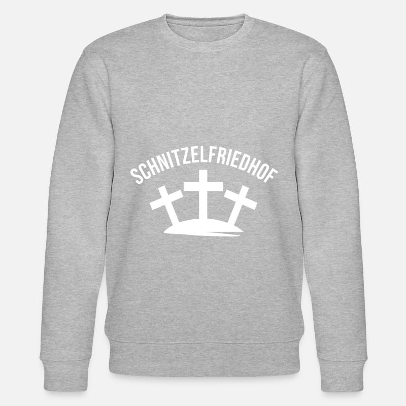 Bauch Schnitzelfriedhof Feinkost Feinkostgewölbe - Stanley/Stella Unisex Bio-Sweatshirt CHANGER  - Grau meliert